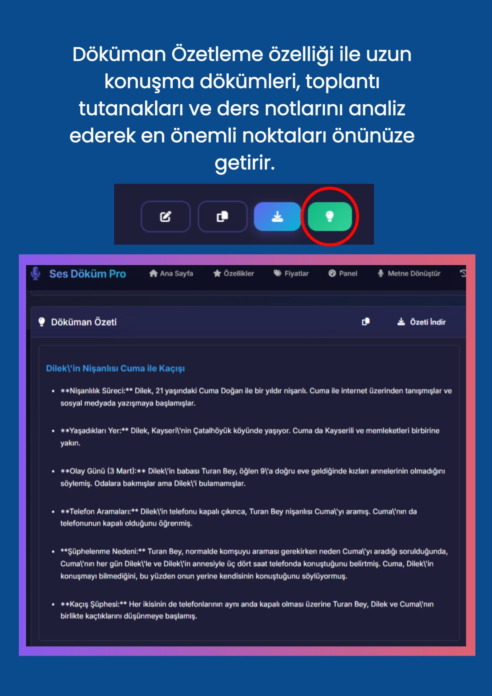 Ses Döküm Pro - Hızlı İşleme ve Yüksek Doğruluk